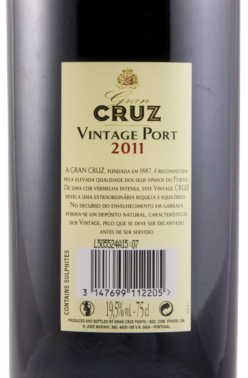 2011 Gran Cruz Vintage Porto