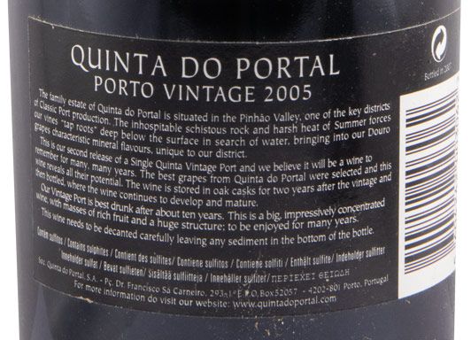 2005 Quinta do Portal Vintage Porto