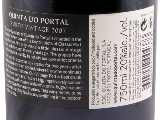 2007 Quinta do Portal Vintage Port