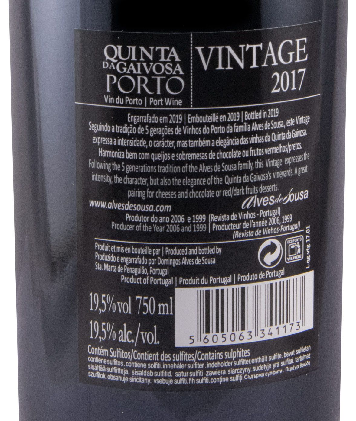 2017 Quinta da Gaivosa Vintage Porto