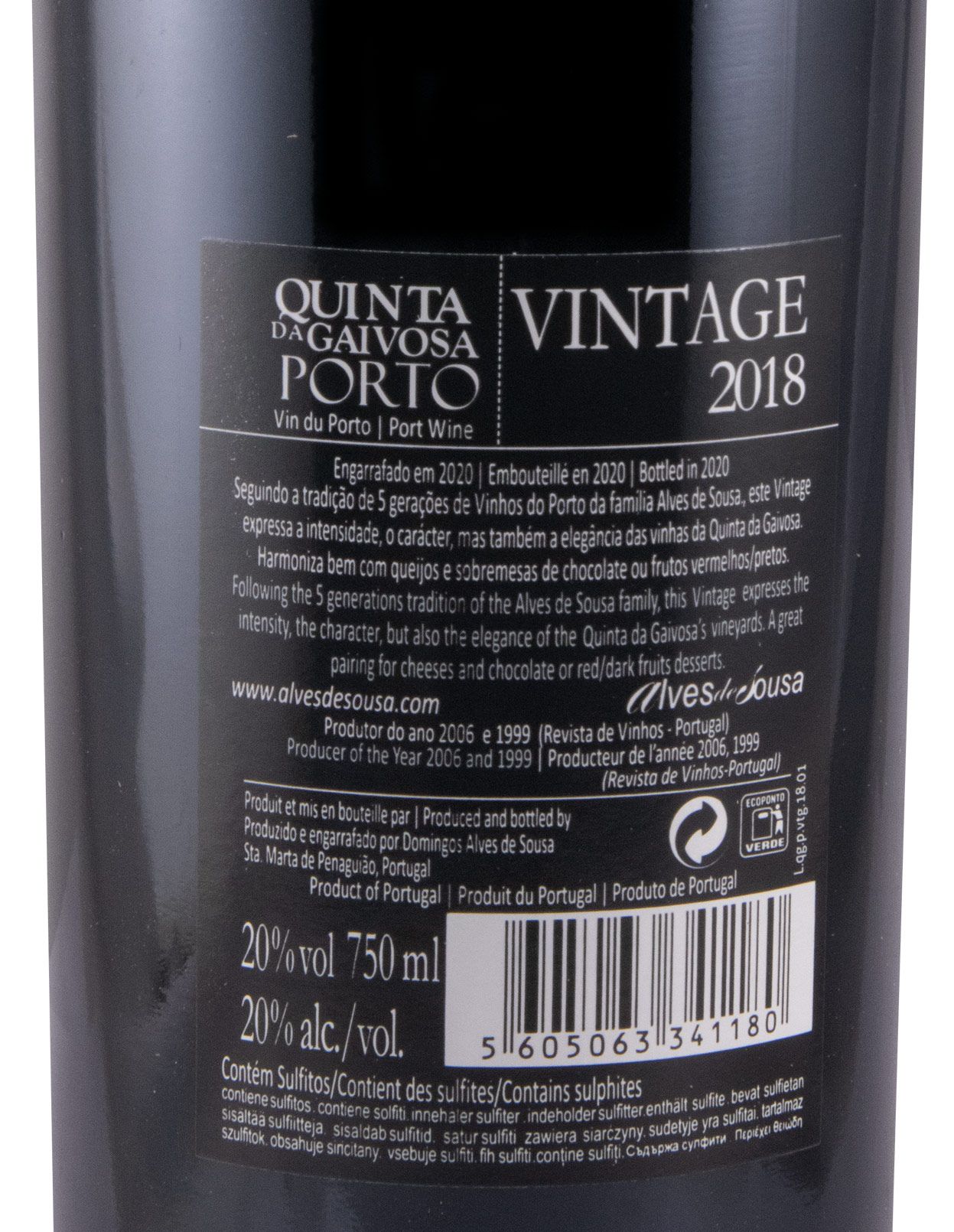 2018 Quinta da Gaivosa Vintage Port
