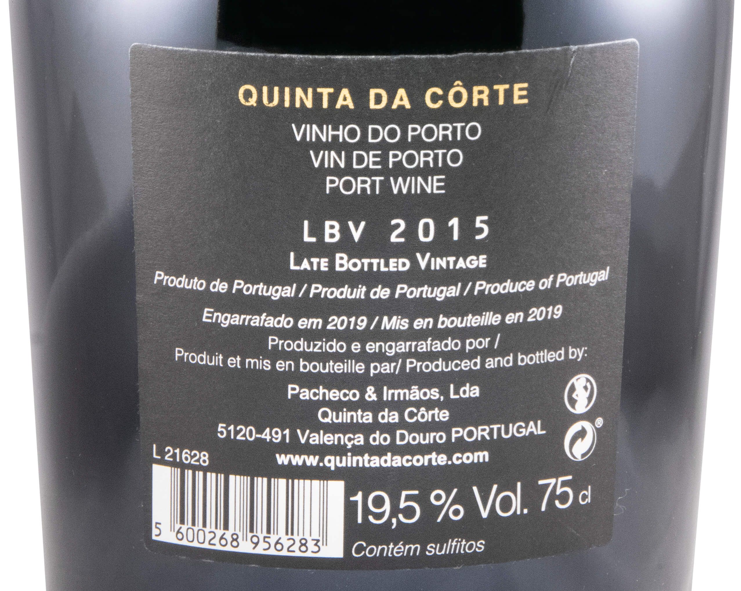2015 Quinta da Côrte LBV Porto