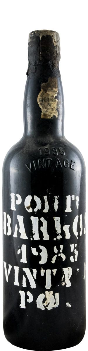 1985 Barros Vintage Porto (rótulo danificado)