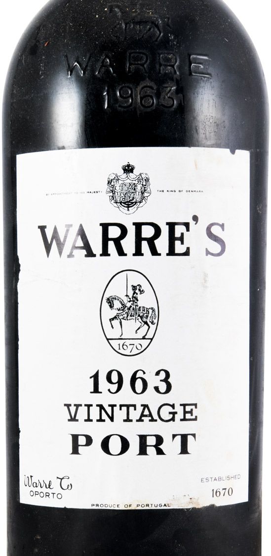 1963 Warre's Vintage Porto (lacre danificado)