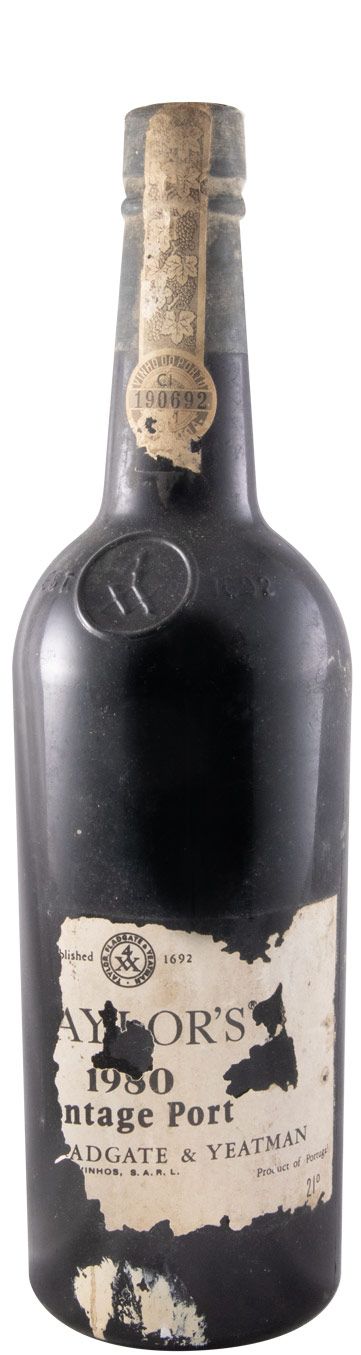 1980 Taylor's Vintage Porto (rótulo danificado)