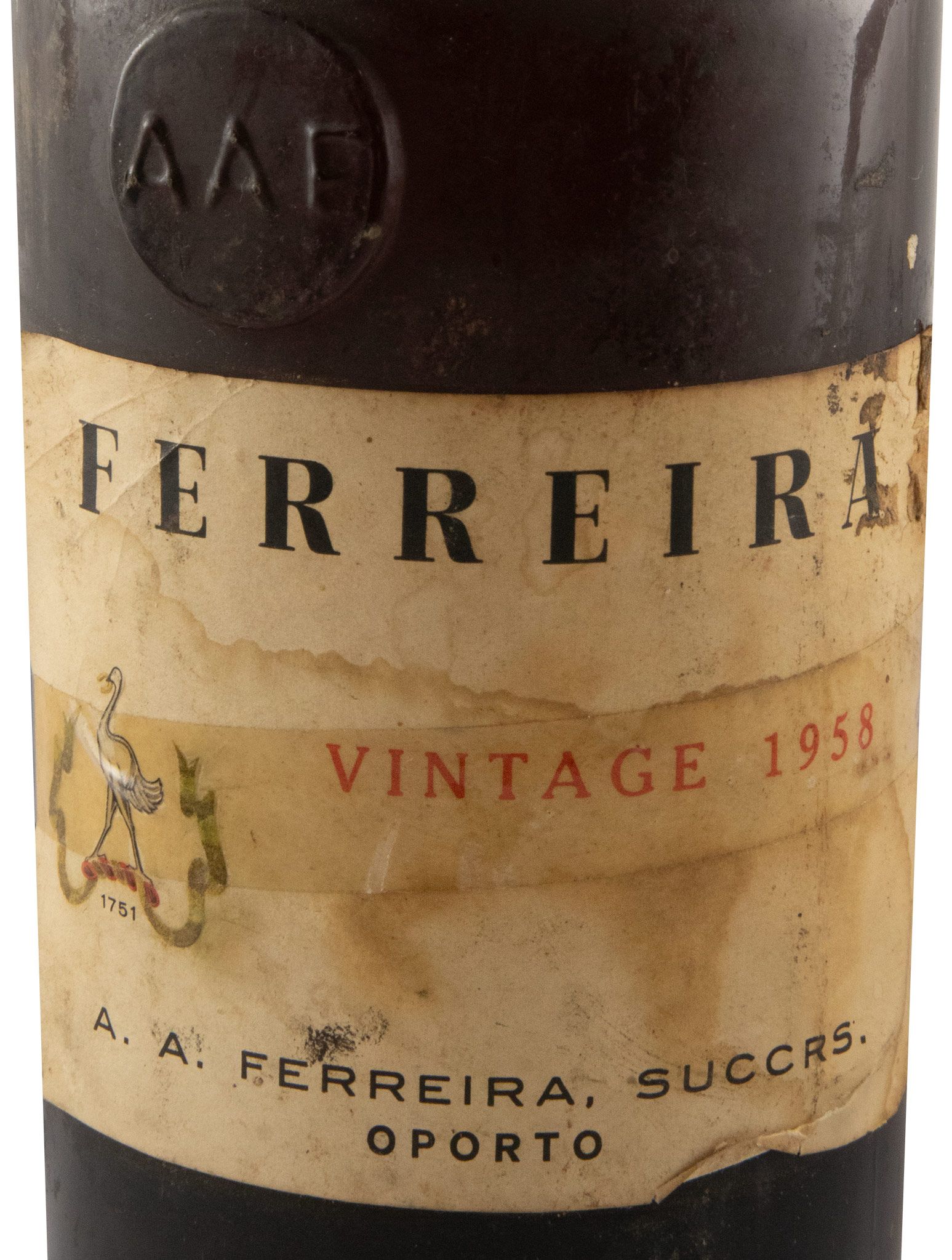1958 Ferreira Vintage Porto (gargalo danificado)