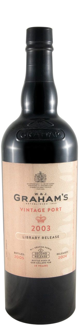 2003 Graham's Library Release Vintage Porto (rótulo danificado)