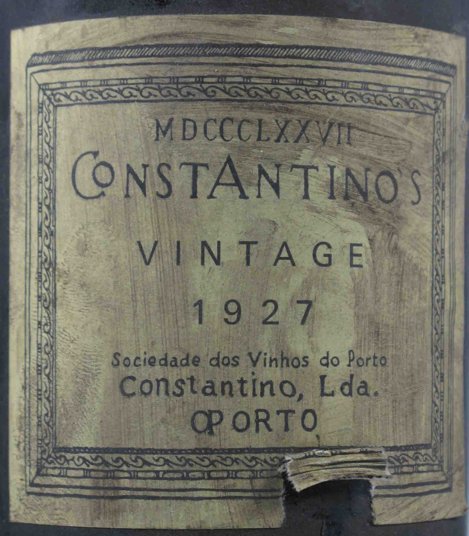 1927 Constantino's Vintage Porto