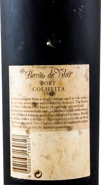 1963 Barão de Vilar Colheita Porto
