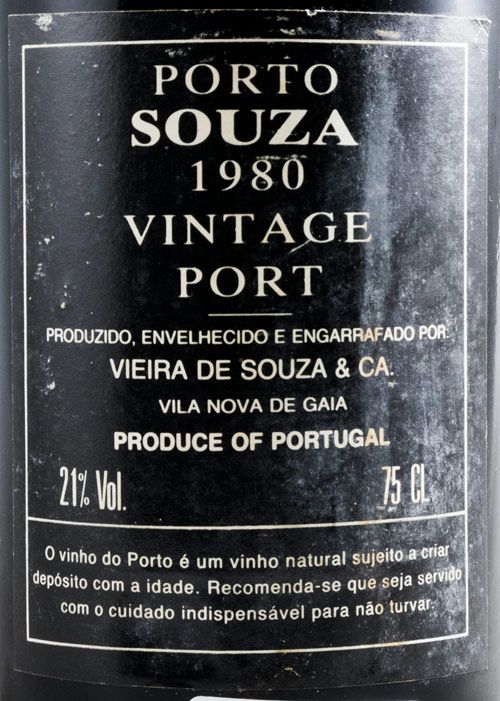 1980 Souza Vintage Porto