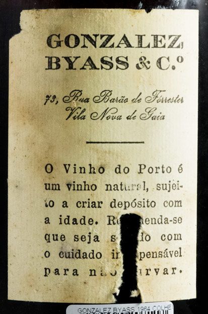 1964 Gonzalez Byass Colheita Porto