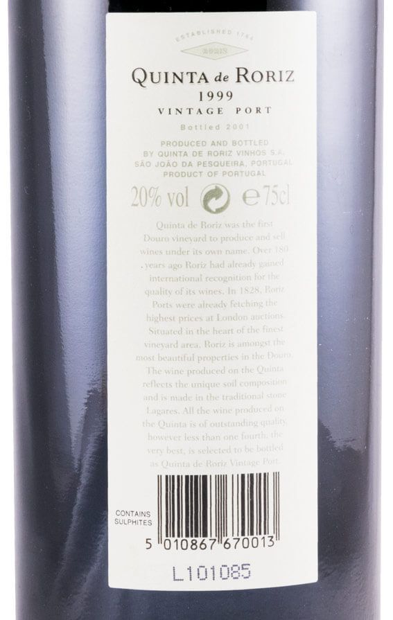 1999 Quinta de Roriz Vintage Port