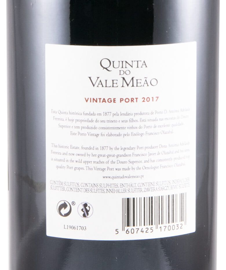 2017 Quinta do Vale Meão Vintage Porto
