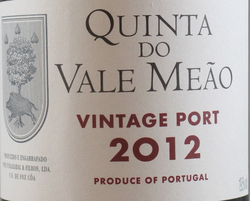 2012 Quinta do Vale Meão Vintage Porto