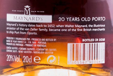 Maynard's 100 Years of Port Wine Port