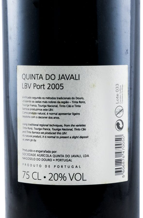 2005 Quinta do Javali LBV Porto