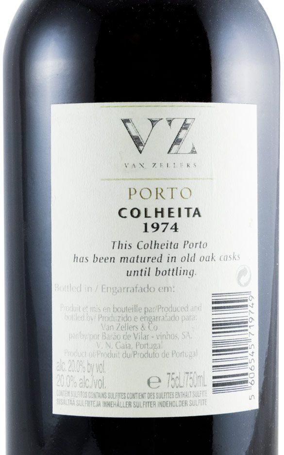 1974 Van Zeller Colheita Porto