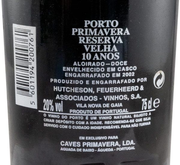 Primavera 10 years Reserva Velha Port