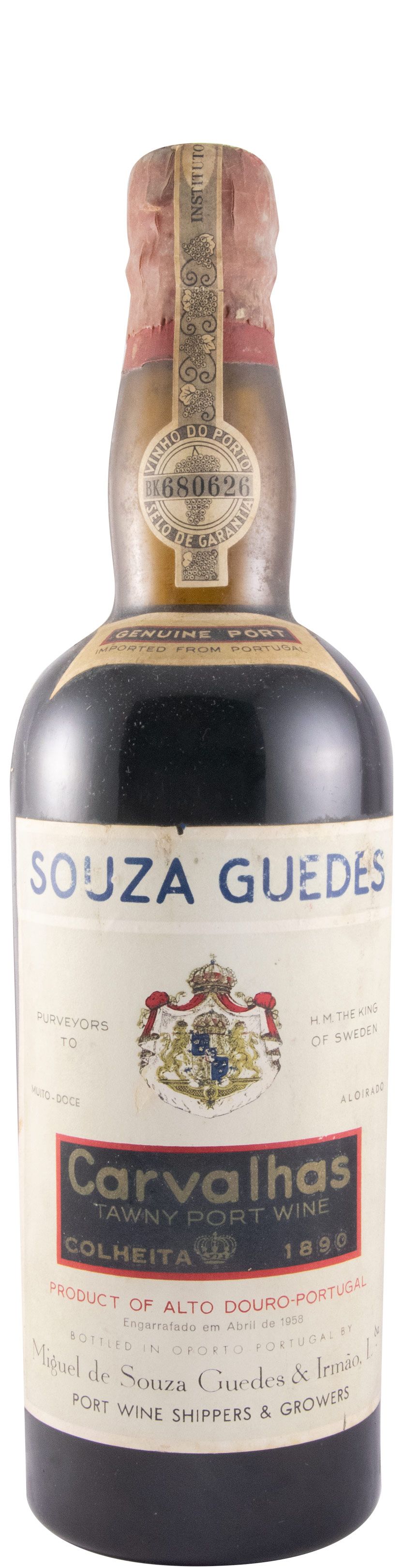 1890 Souza Guedes Carvalhas Colheita Port