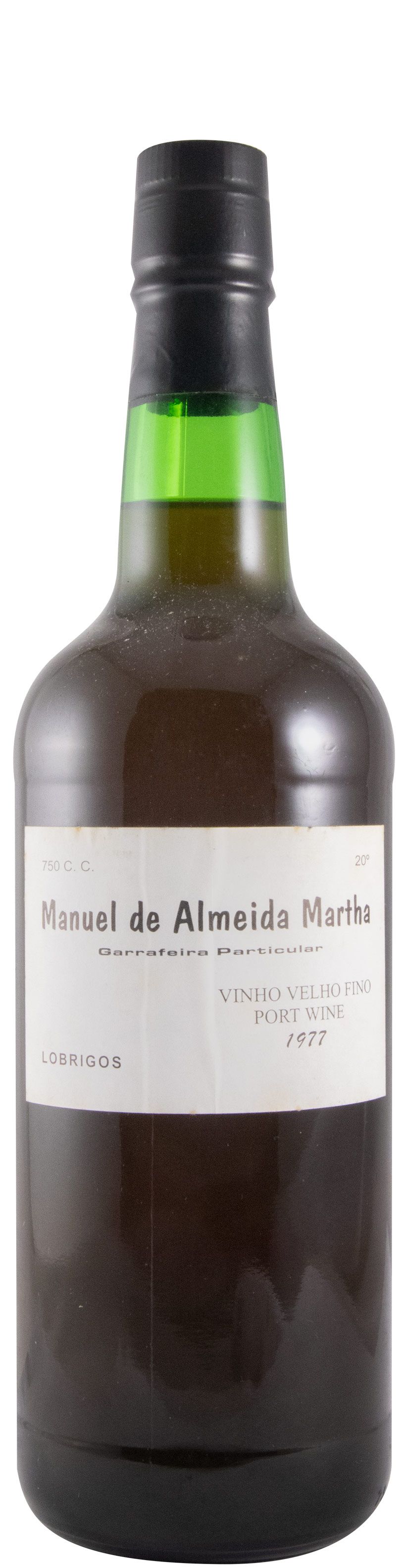 1977 Manuel de Almeida Martha Garrafeira Particular Port