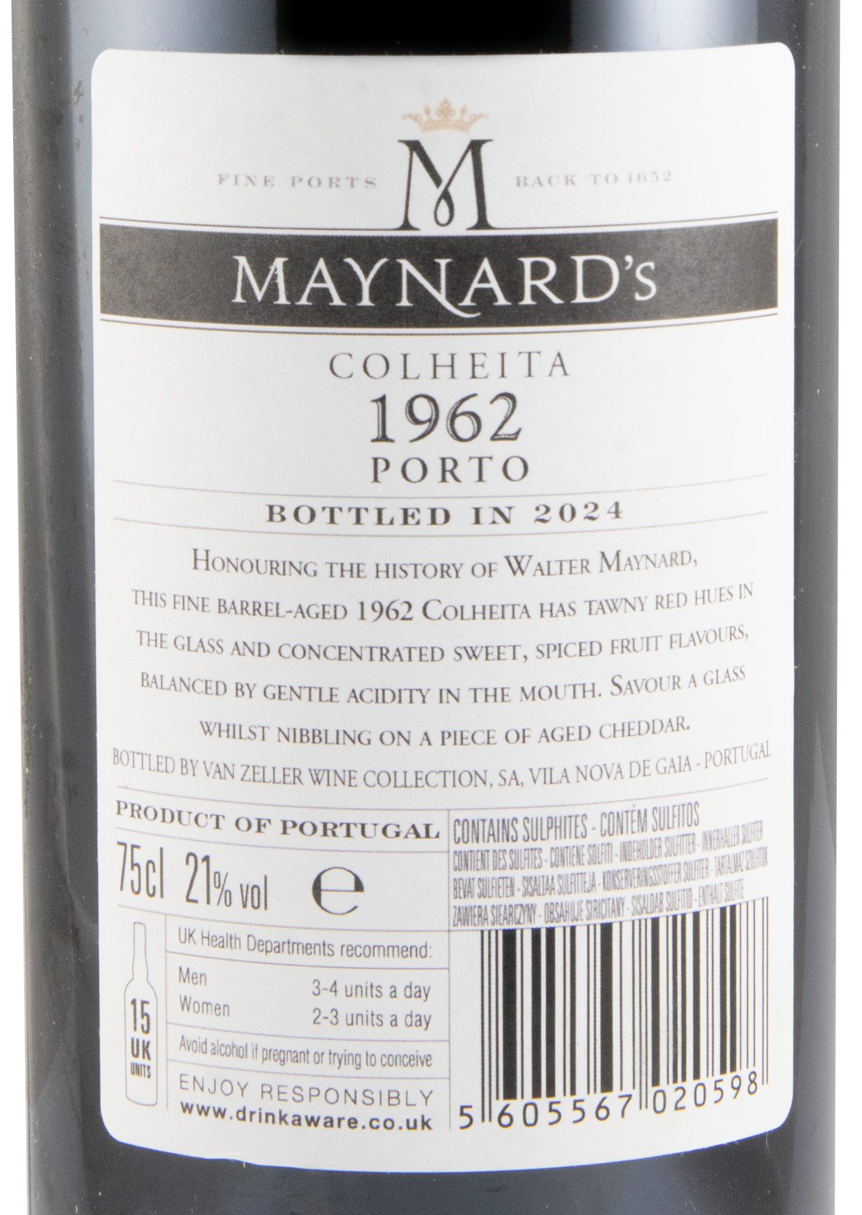 1962 Maynard's Tawny Porto