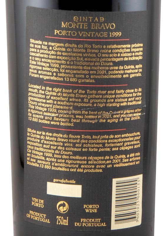 1999 Quinta do Monte Bravo Vintage Port