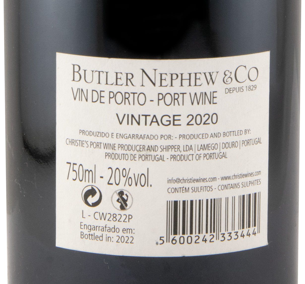 2020 Butler Nephew Vintage Porto