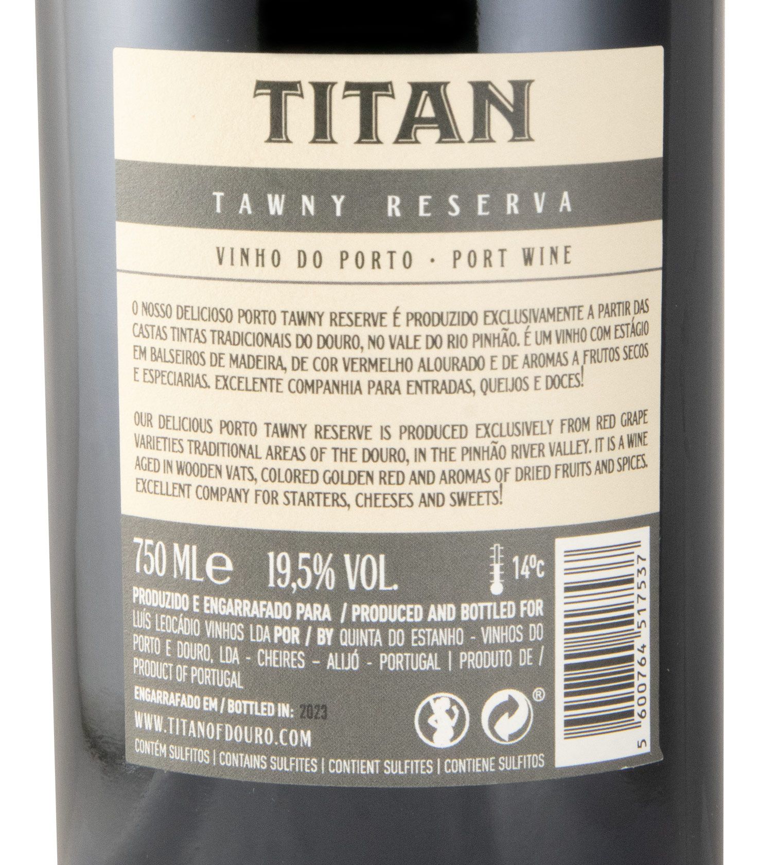Titan Tawny Reserva Port