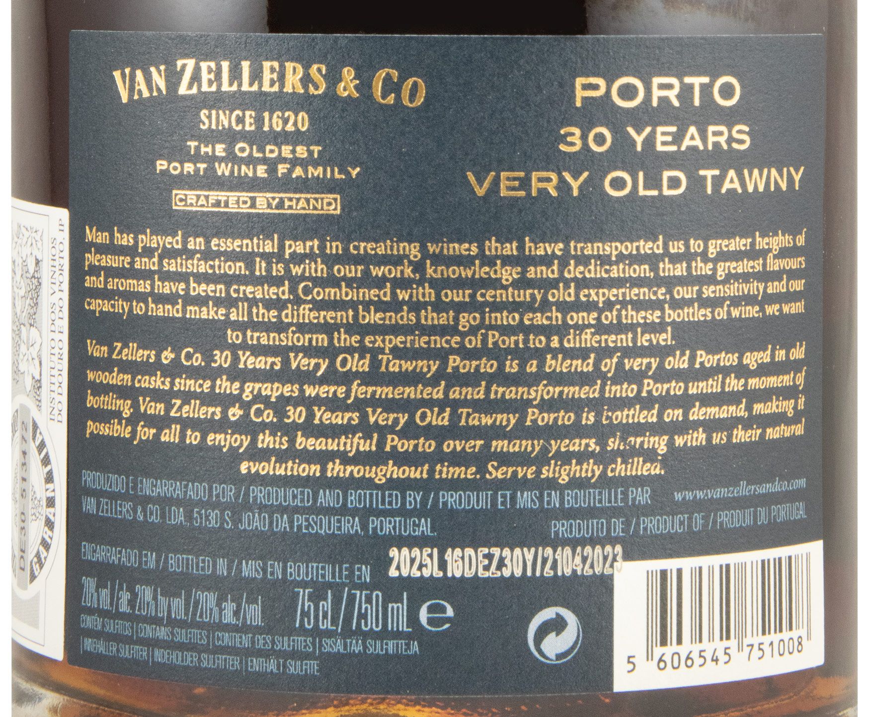 Van Zellers 30 years Port