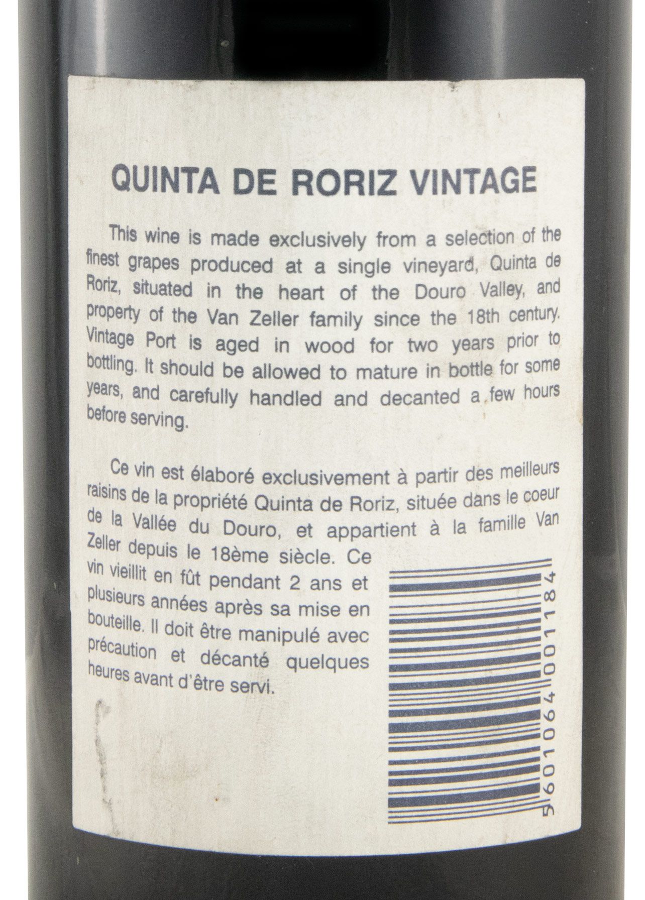 1995 Quinta de Roriz Vintage Porto