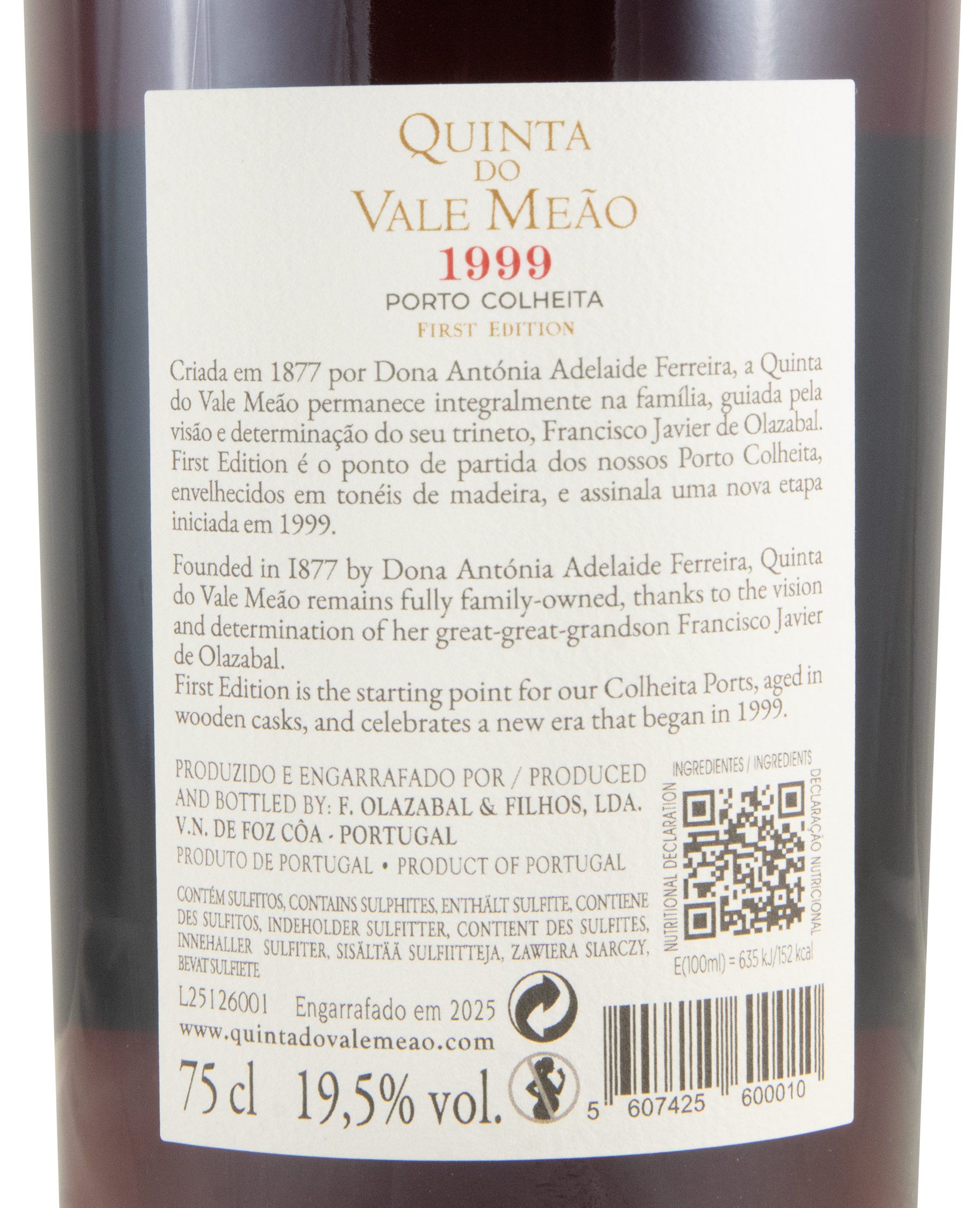 1999 Quinta do Vale Meão Colheita Port