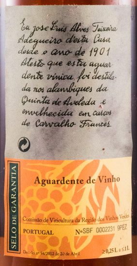 Aguardente Vínica Adega Velha