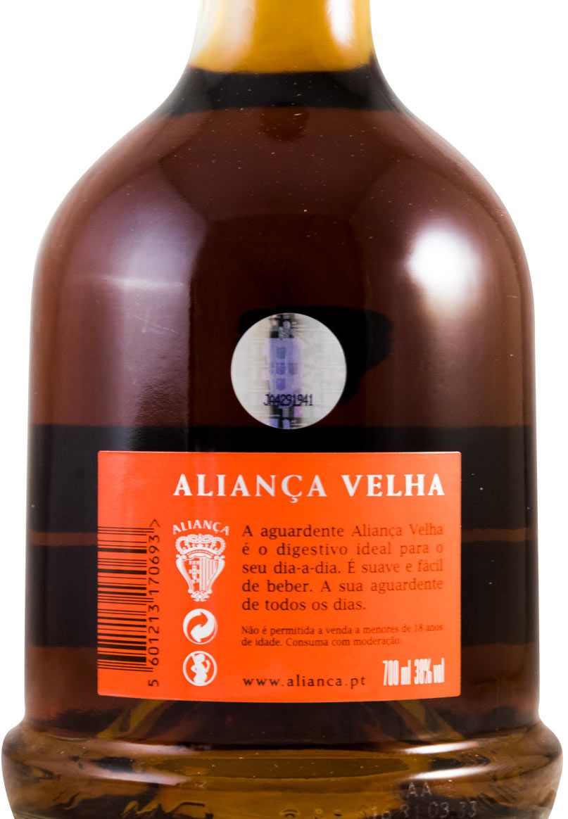 Aguardente Vínica Aliança Velha