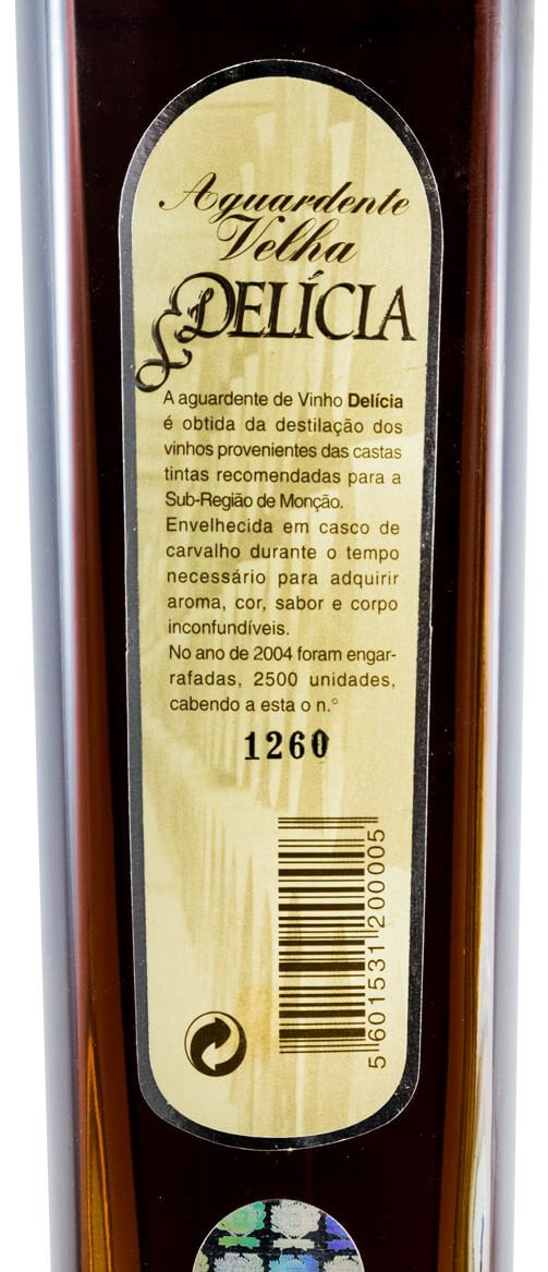 Aguardente Vínica Delícia Velha 50cl