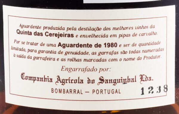 1980 Wine Spirit Quinta das Cerejeiras Reserva