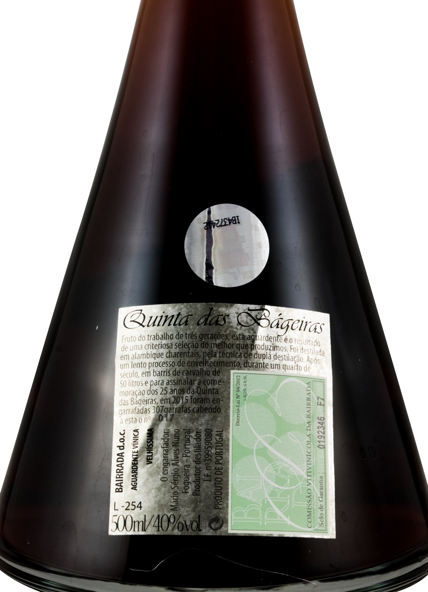 Wine Spirit Quinta das Bágeiras Velhíssima 50cl
