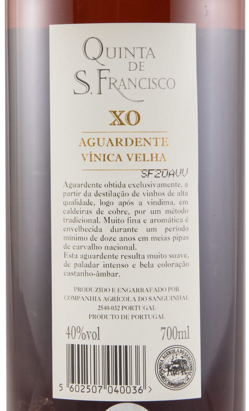 Aguardente Vínica Quinta de S. Francisco Velha XO