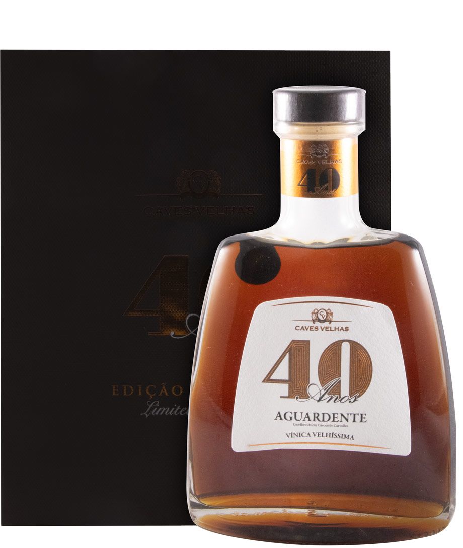 Aguardente Vínica Caves Velhas 40 anos 50cl