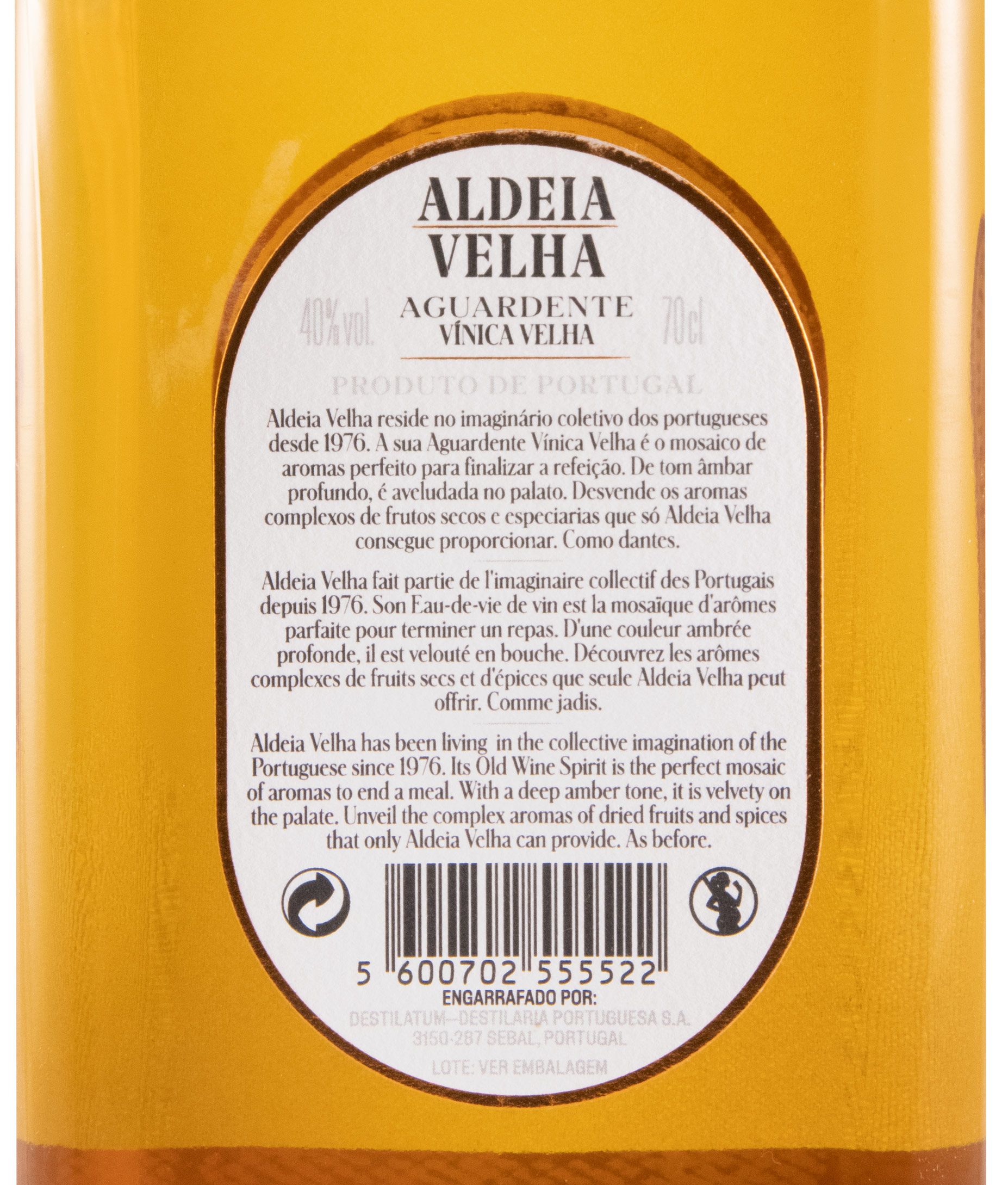 Aguardente Vínica Aldeia Velha