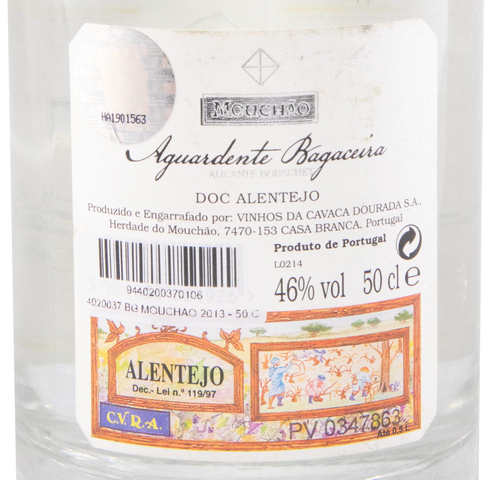 2013 Aguardente Bagaceira Mouchão 50cl