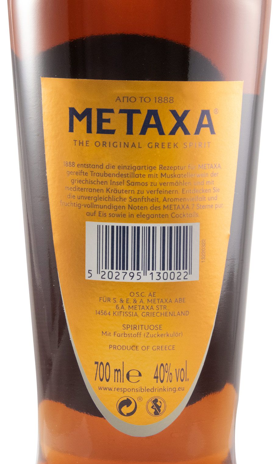 Brandy Metaxa 7 Estrelas