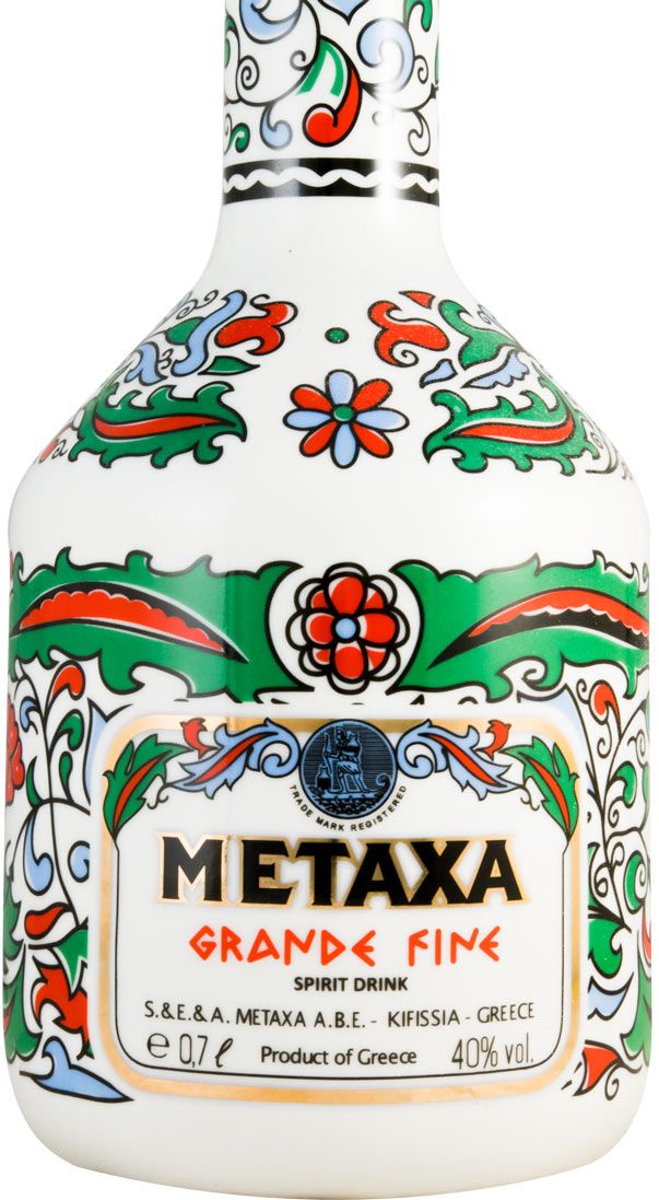 Brandy Metaxa Grand Fine (garrafa em cerâmica
