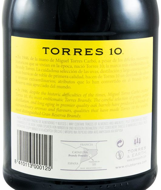 Brandy Torres 10 anos Gran Reserva 1L