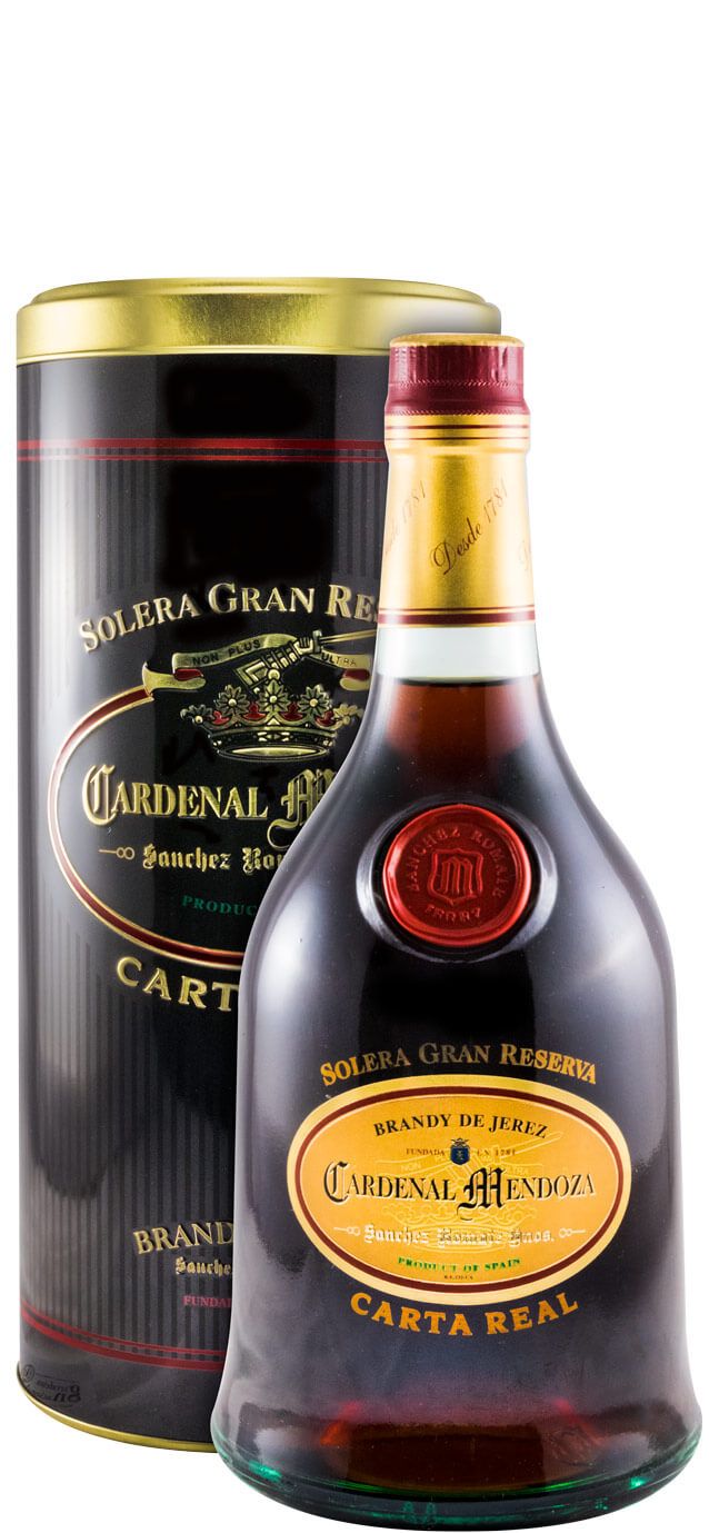 Brandy Cardenal Mendoza Carta Real Solera Gran Reserva