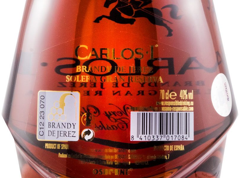 Brandy Osborne Carlos I Sherry Cask Solera Gran Reserva
