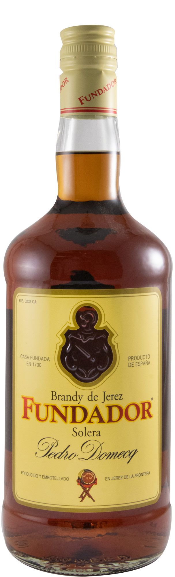 Brandy Pedro Domecq Fundador Solera 1L