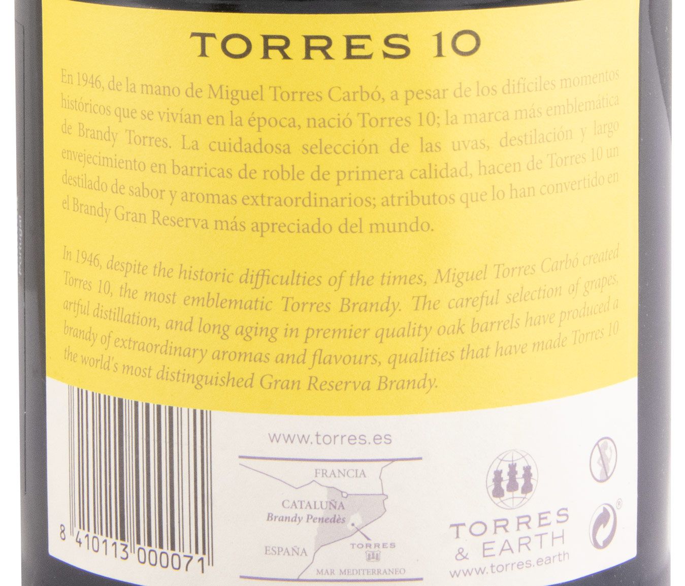 Brandy Torres Gran Reserva 10 years