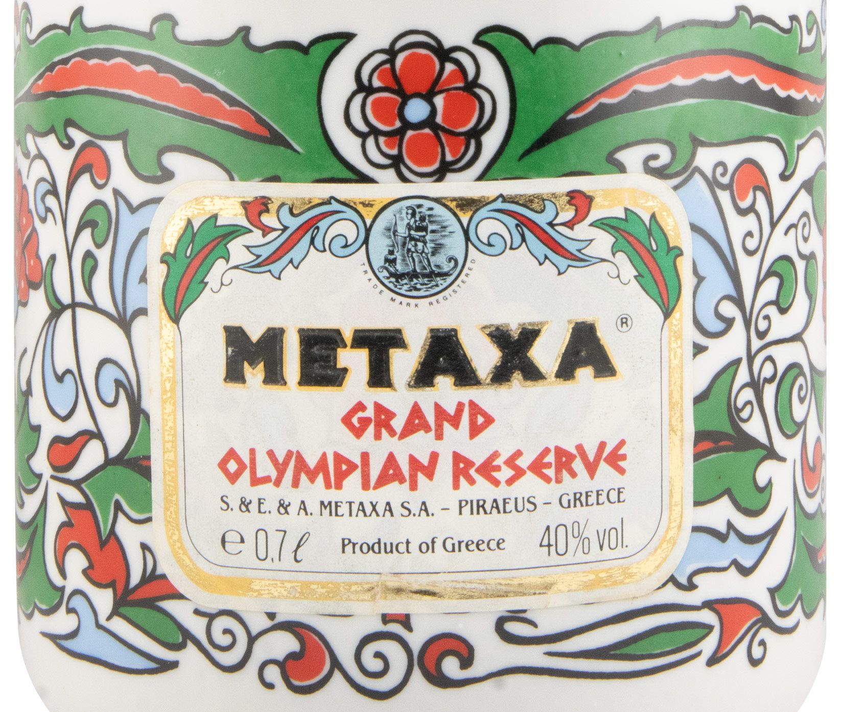 Brandy Metaxa Grand Olympian Reserve (garrafa em cerâmica)