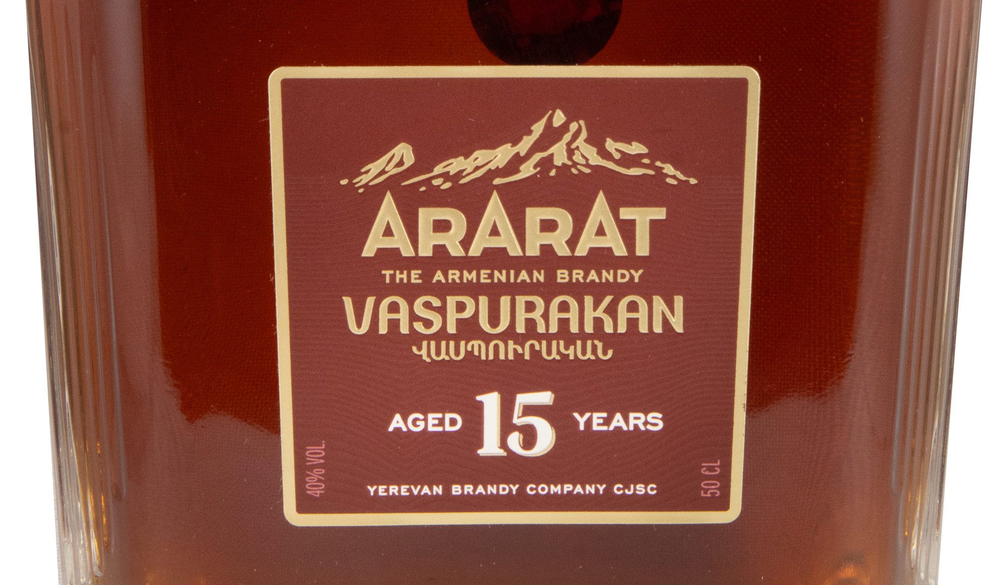Brandy Ararat Vaspurakan 15 anos 50cl