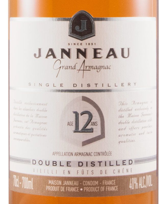 Armagnac Janneau 12 anos